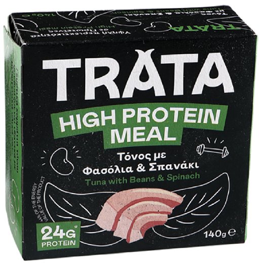 TRATA High Protein Meal Tuniak s fazuľami a špenátom 140 g