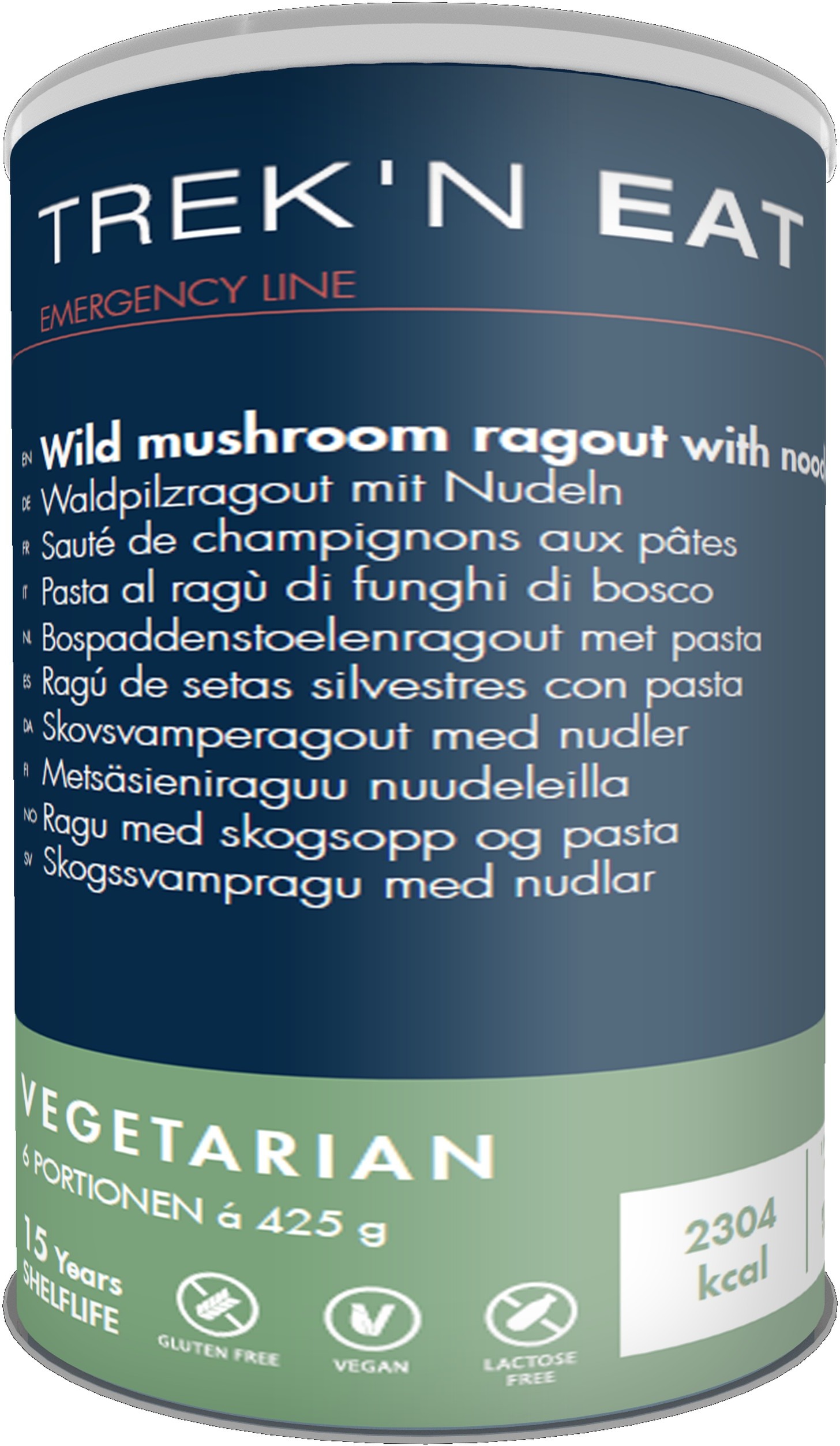 Trek'n eat Emergency Food Labužnícke kúsky s lesnými hubami a cestovinami 600 g