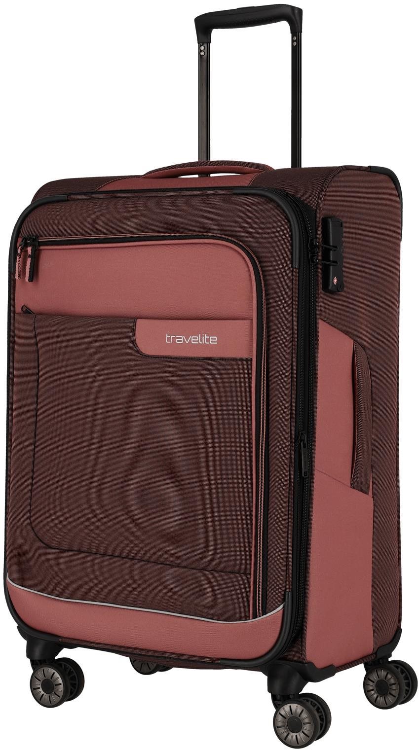 Travelite Viia 4W M Rose
