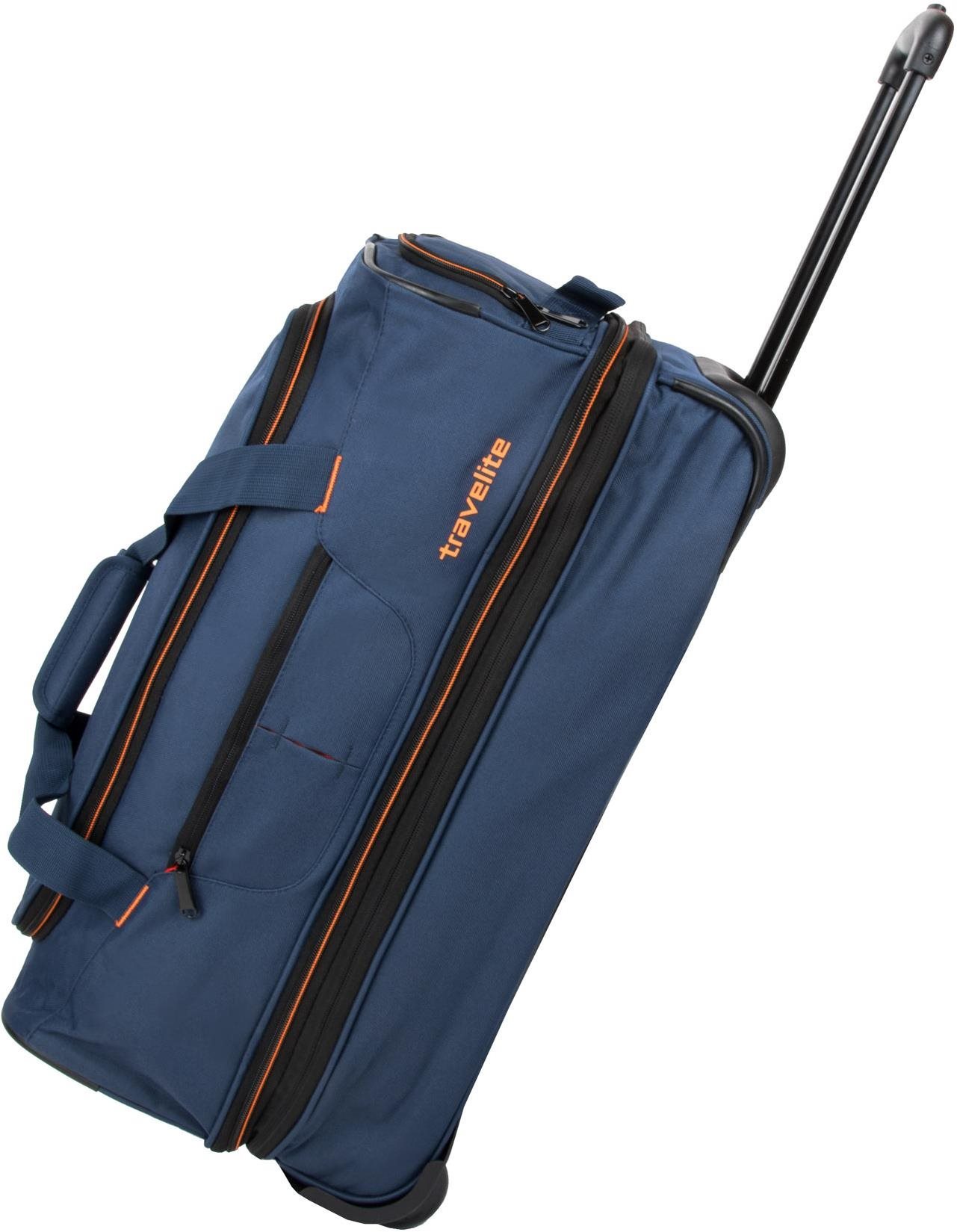 Travelite Basics Wheeled duffle S Navy/orange