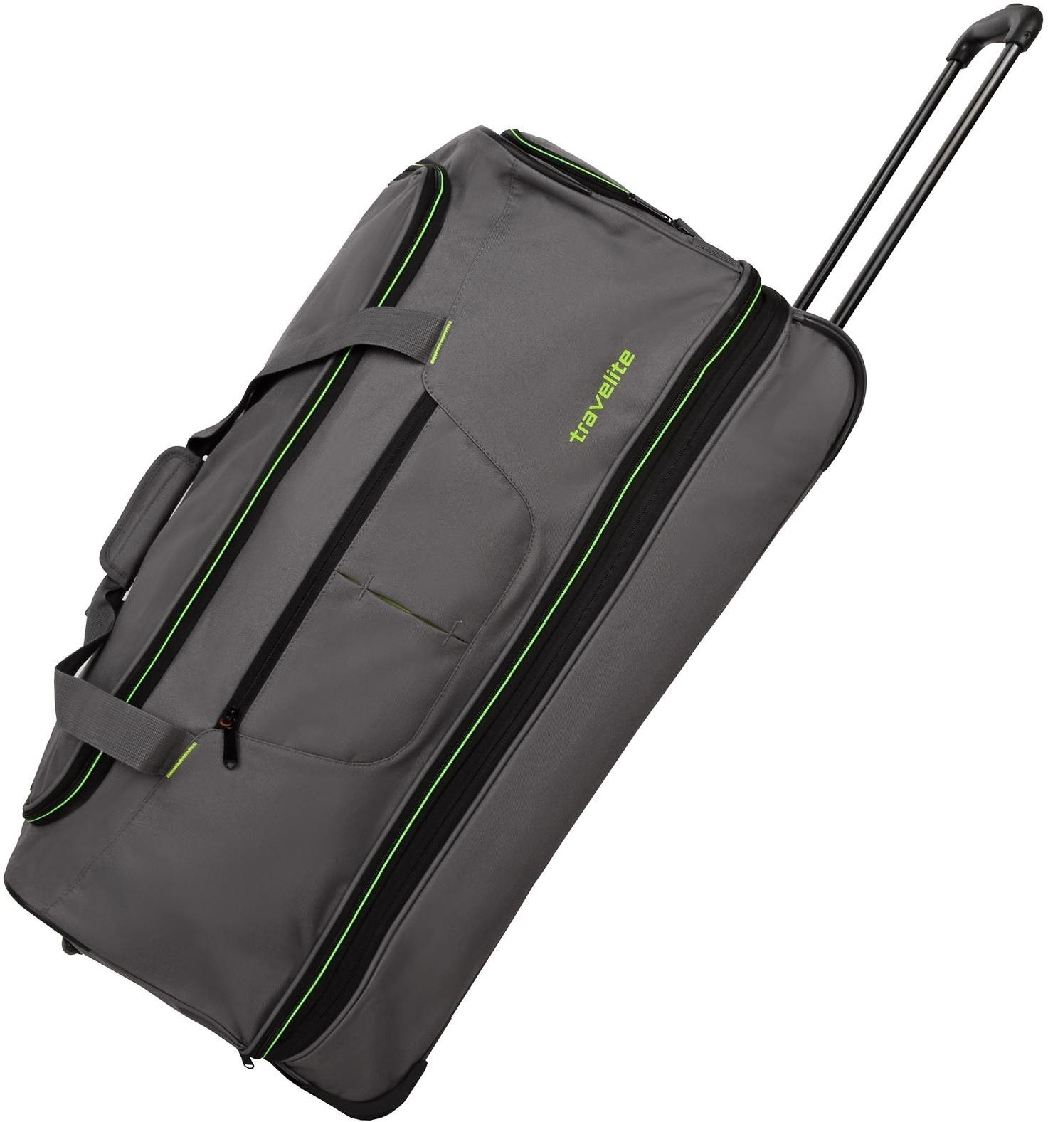 Travelite Basics Wheeled duffle L Grey/green
