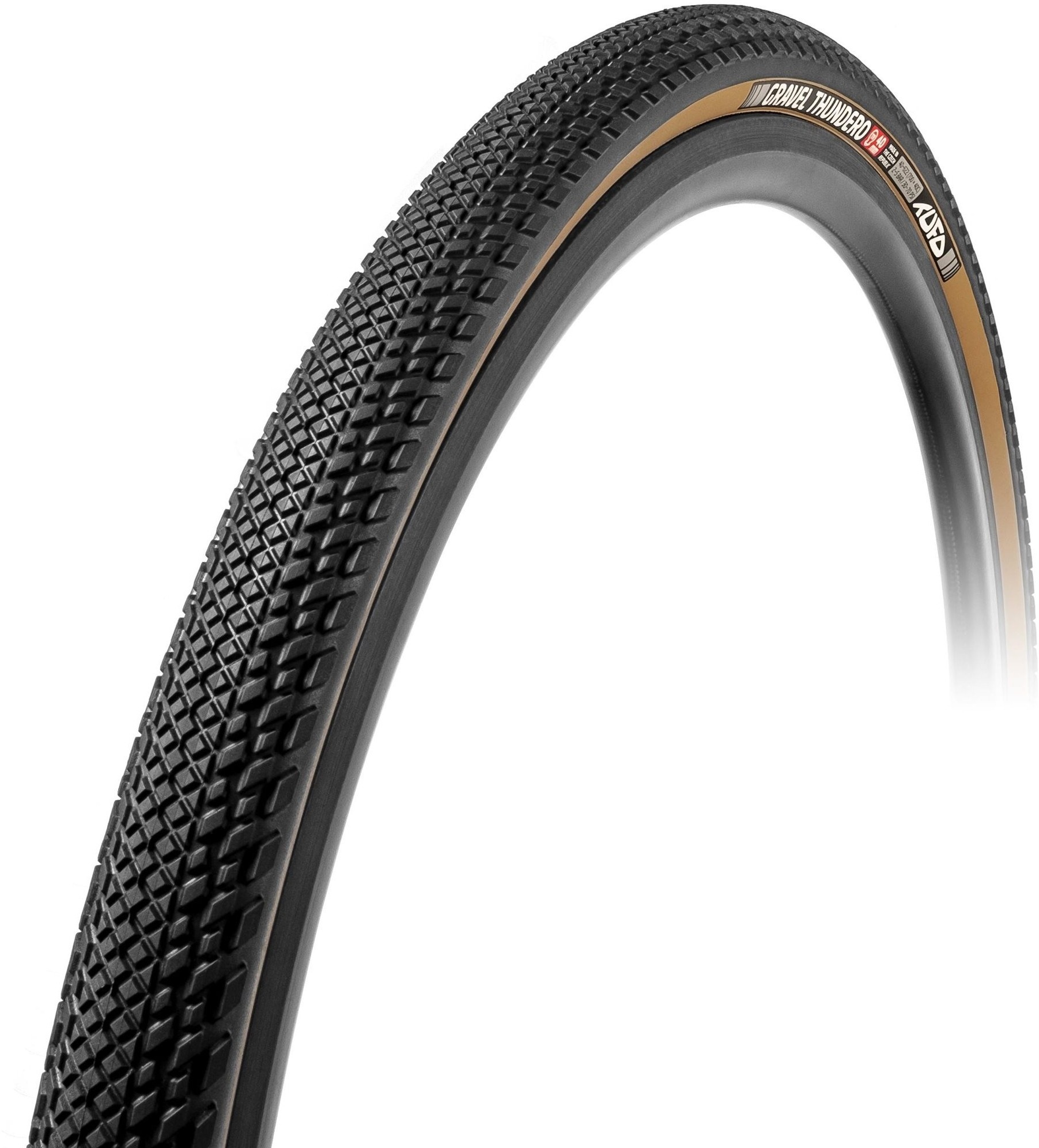 Tufo Gravel Thundero 700 × 40C, plášť bezdušový čierny/béžový