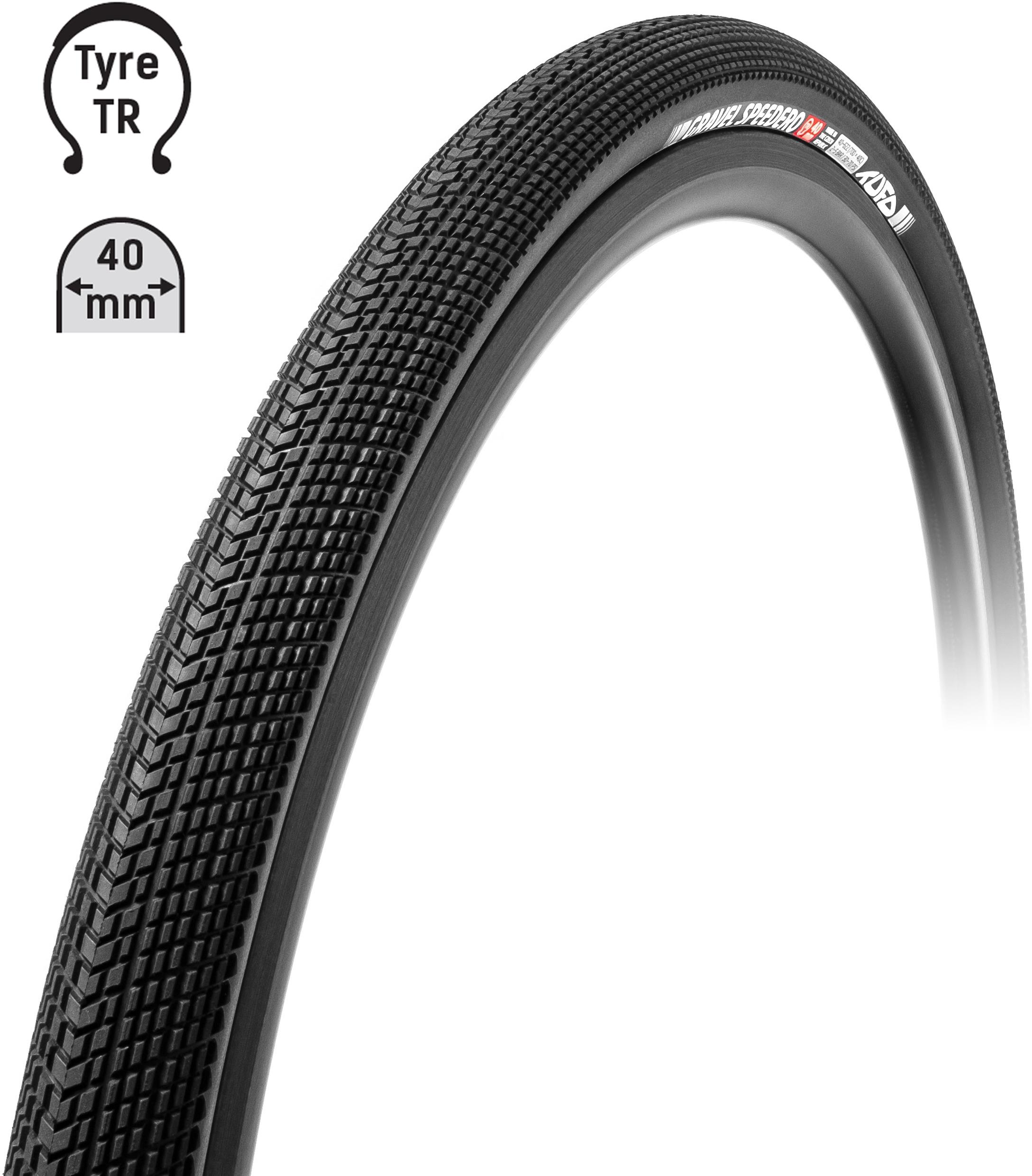 Tufo Gravel Speedero 700 × 40C, plášť bezdušový čierny