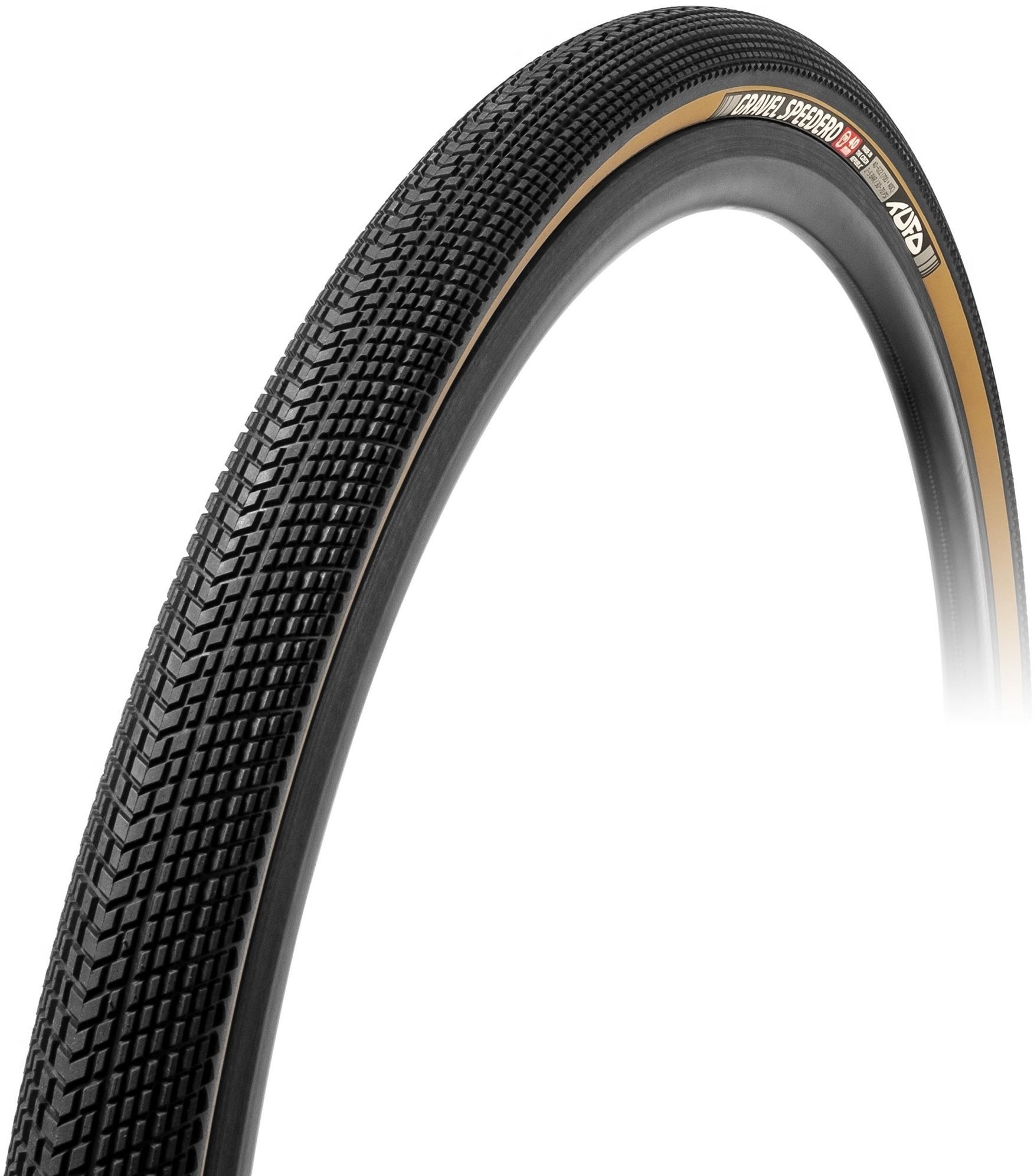 Tufo Gravel Speedero 700 × 40C, plášť bezdušový čierny/béžový