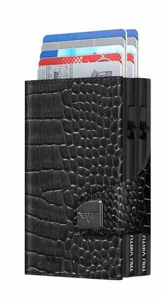 Tru Virtu Click & Slide Twin – kožená Croco Black