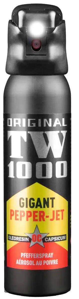 TW1000 Jet Gigant s LED svetlom, poistkou a pružinovým vyklápacím uzáverom 150 ml