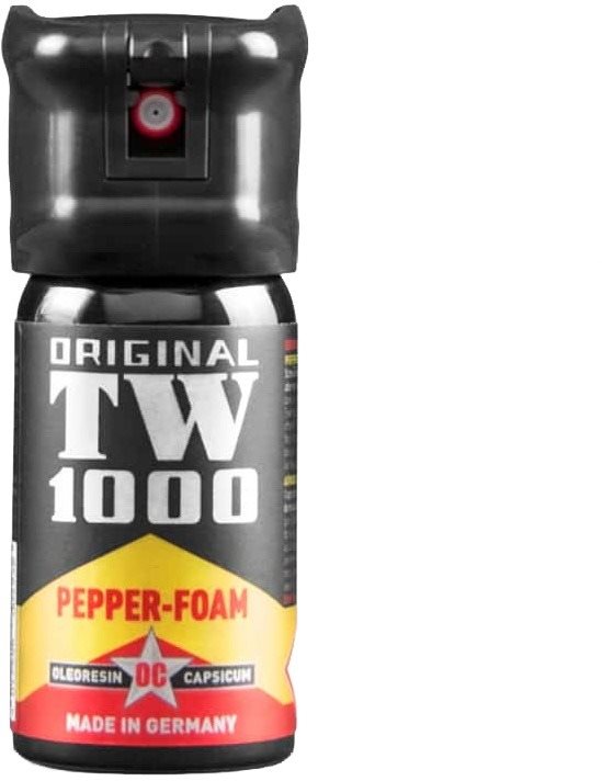 TW1000 Foam Man s poistkou a pružinovým vyklápacím uzáverom 40 ml