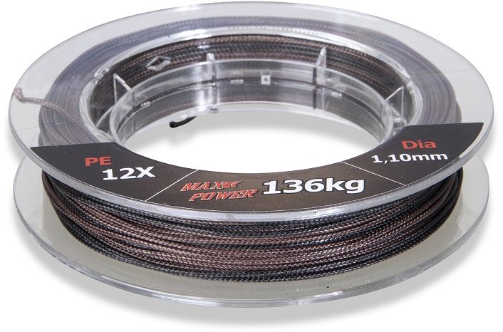 Uni Cat Šnúrka Camou X-12 Leader 25 m 12X 0,9 mm 105 kg
