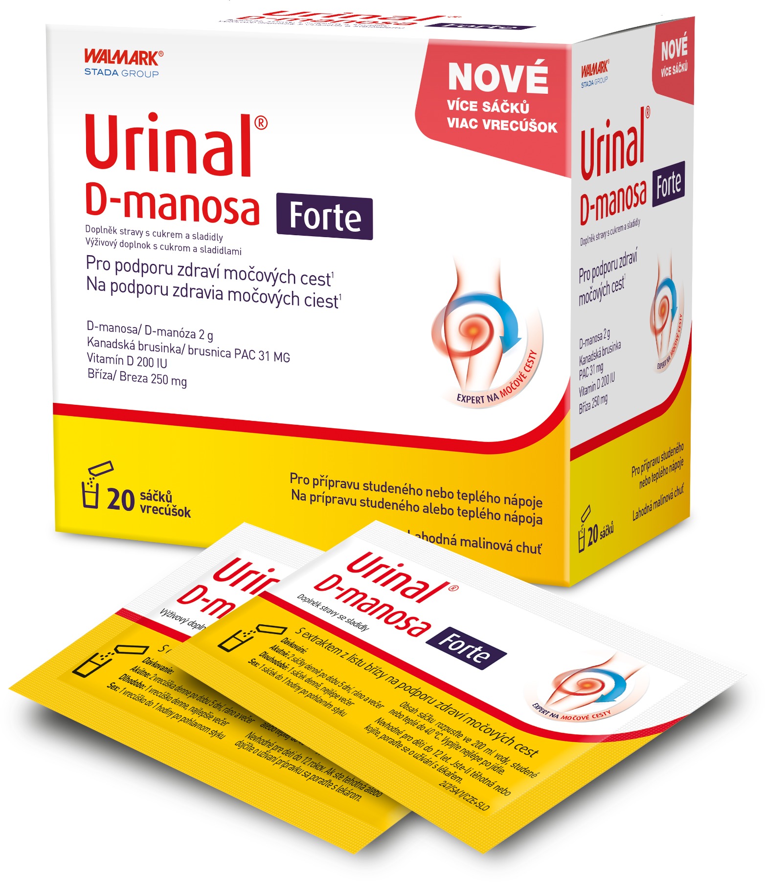 Urinal D-manosa Forte 20 vreciek