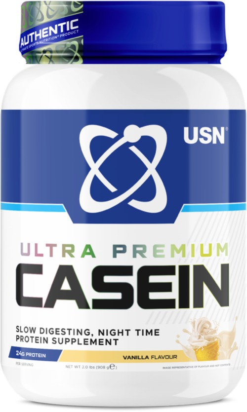USN Casein Protein, 908 g, vanilka