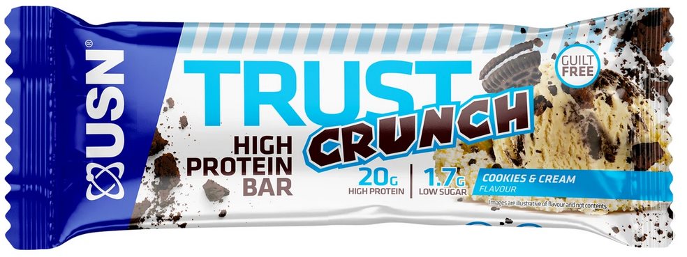 USN Trust Crunch, 60 g, smotanová sušienka OREO