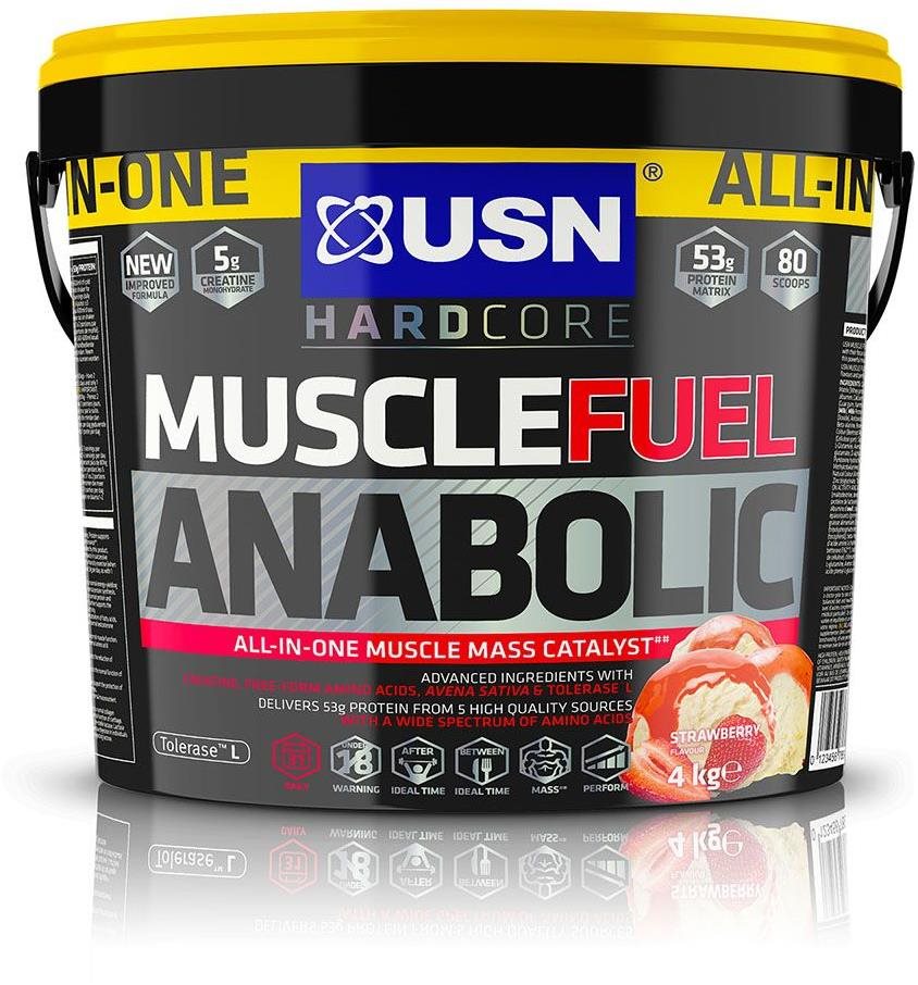 USN Muscle Fuel Anabolic, 4000 g, jahoda