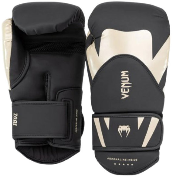 Venum Boxerské rukavice CHALLENGER 4.0 – černo / béžové – 10 Oz