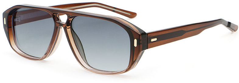 VeyRey Slnečné okuliare Prexail hnedá obruba, čierne sklá