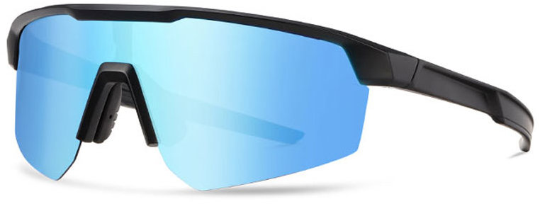 VeyRey Sportovní polarizační sluneční brýle Monoal černá obruba, modrá skla