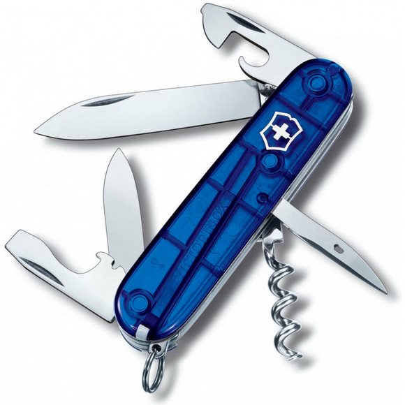 Victorinox SPARTAN transparentný modrý 91 mm