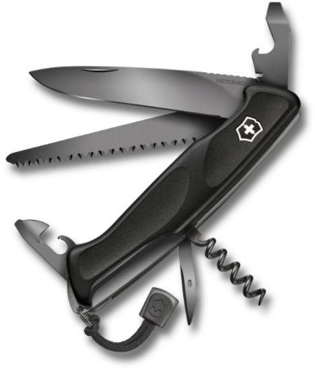 VICTORINOX Vreckový nôž RANGER GRIP 55 ONYX BLACK
