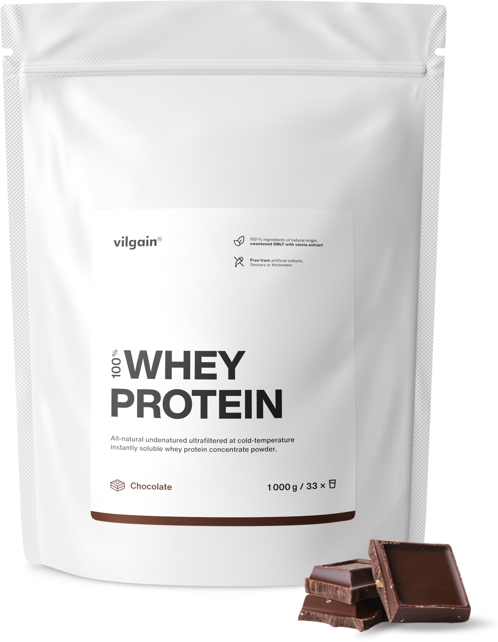 Vilgain Whey Proteín 1000 g Chocolate