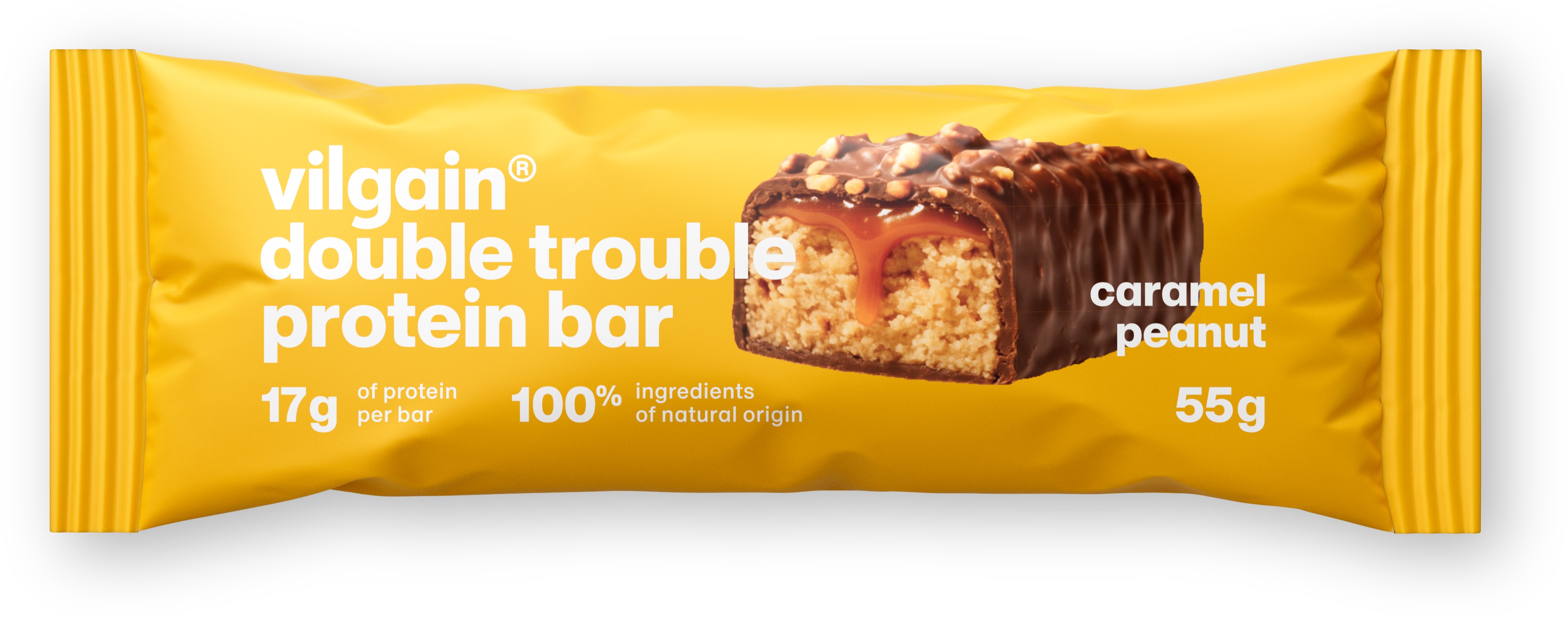 Vilgain Double Trouble Protein Bar 55 g Salted caramel peanut