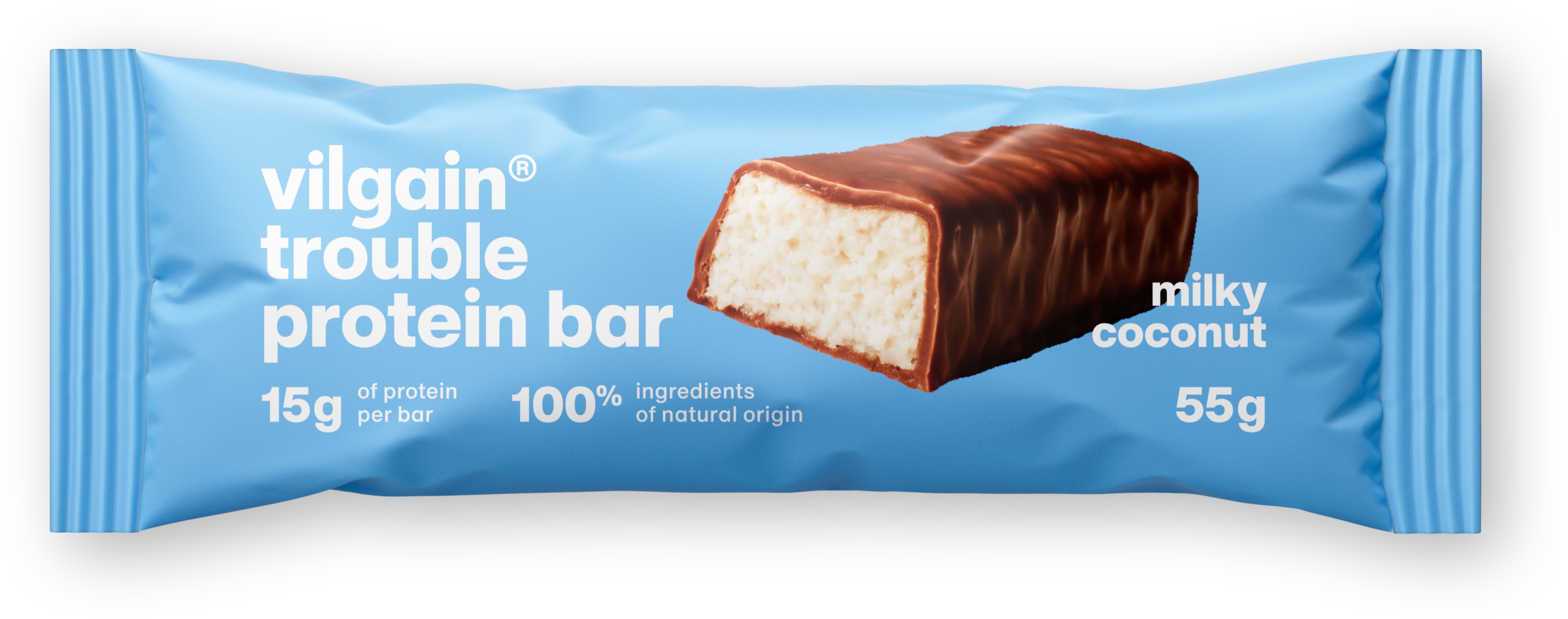 Vilgain Trouble Protein Bar 55 g Milky coconut