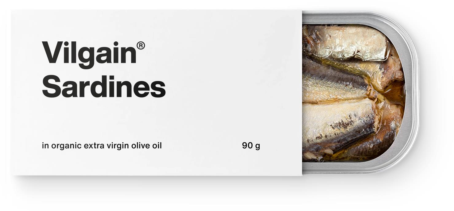 Vilgain Sardines 90 g in BIO extra virgin olive oil