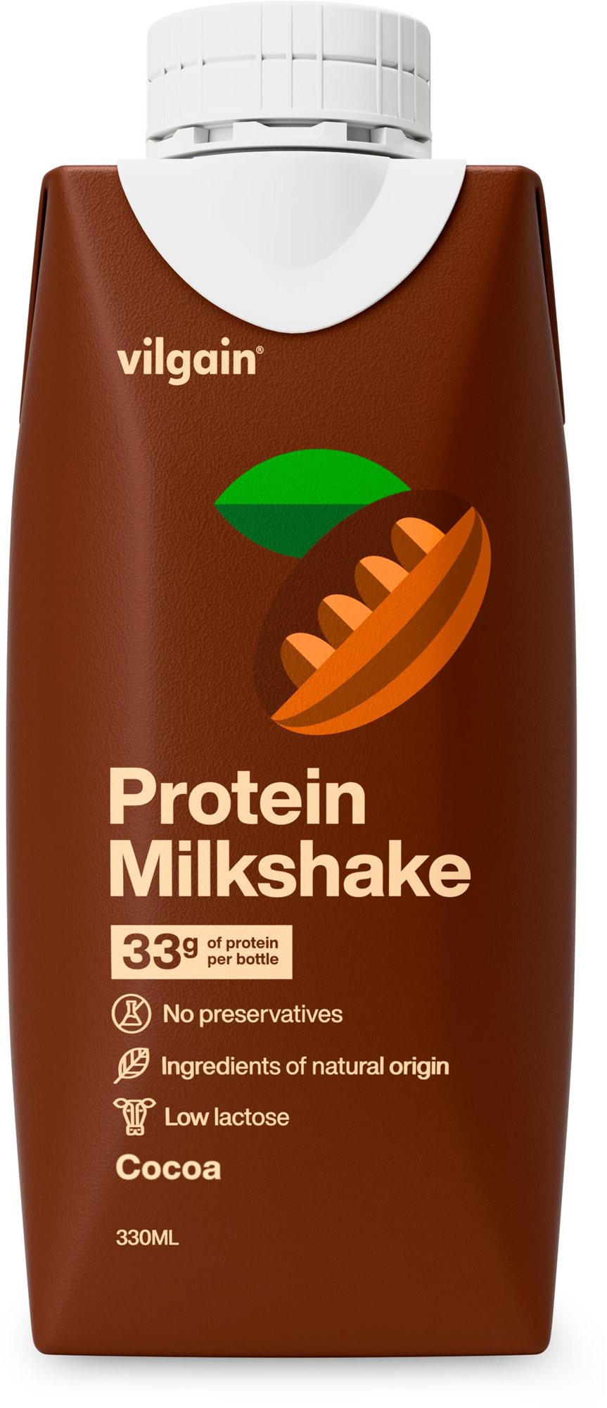 Vilgain Protein Milkshake 330 ml cocoa