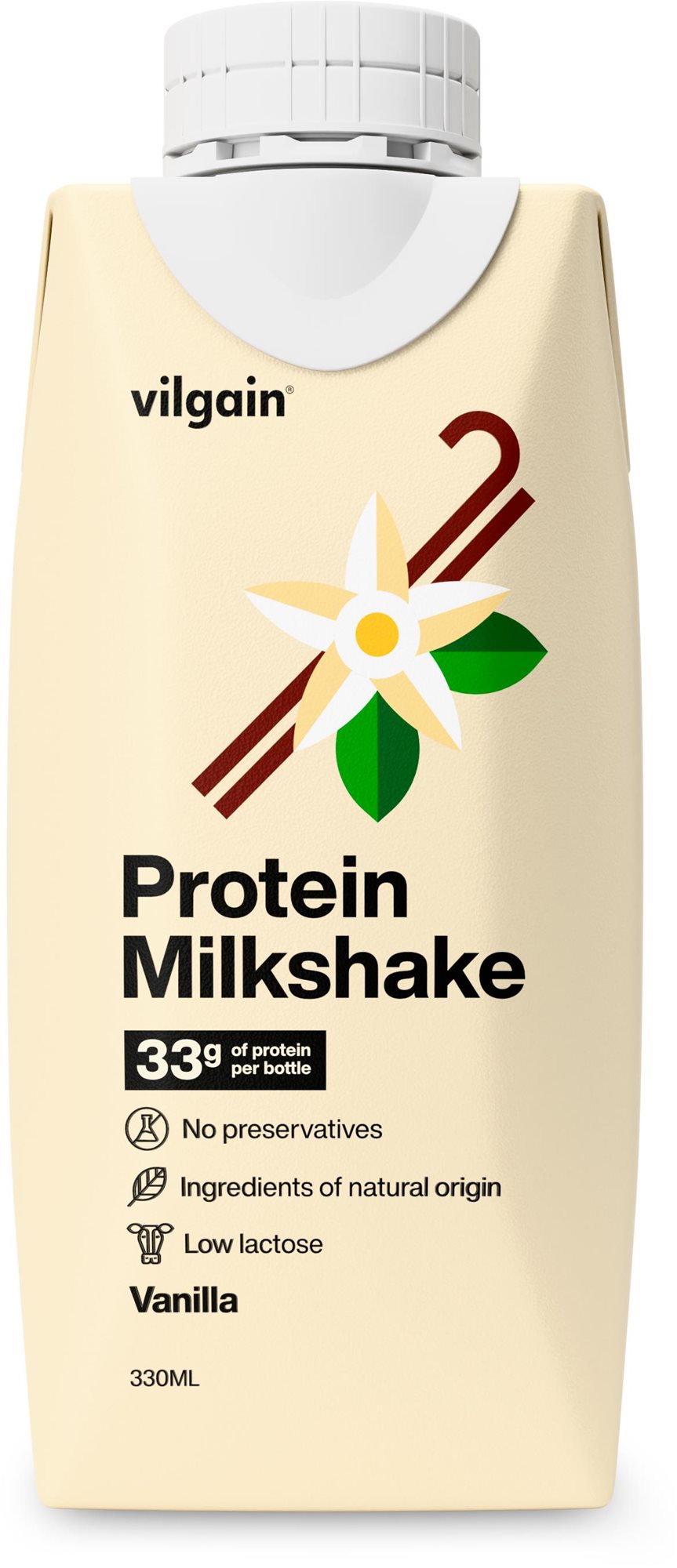 Vilgain Protein Milkshake 330 ml vanilla