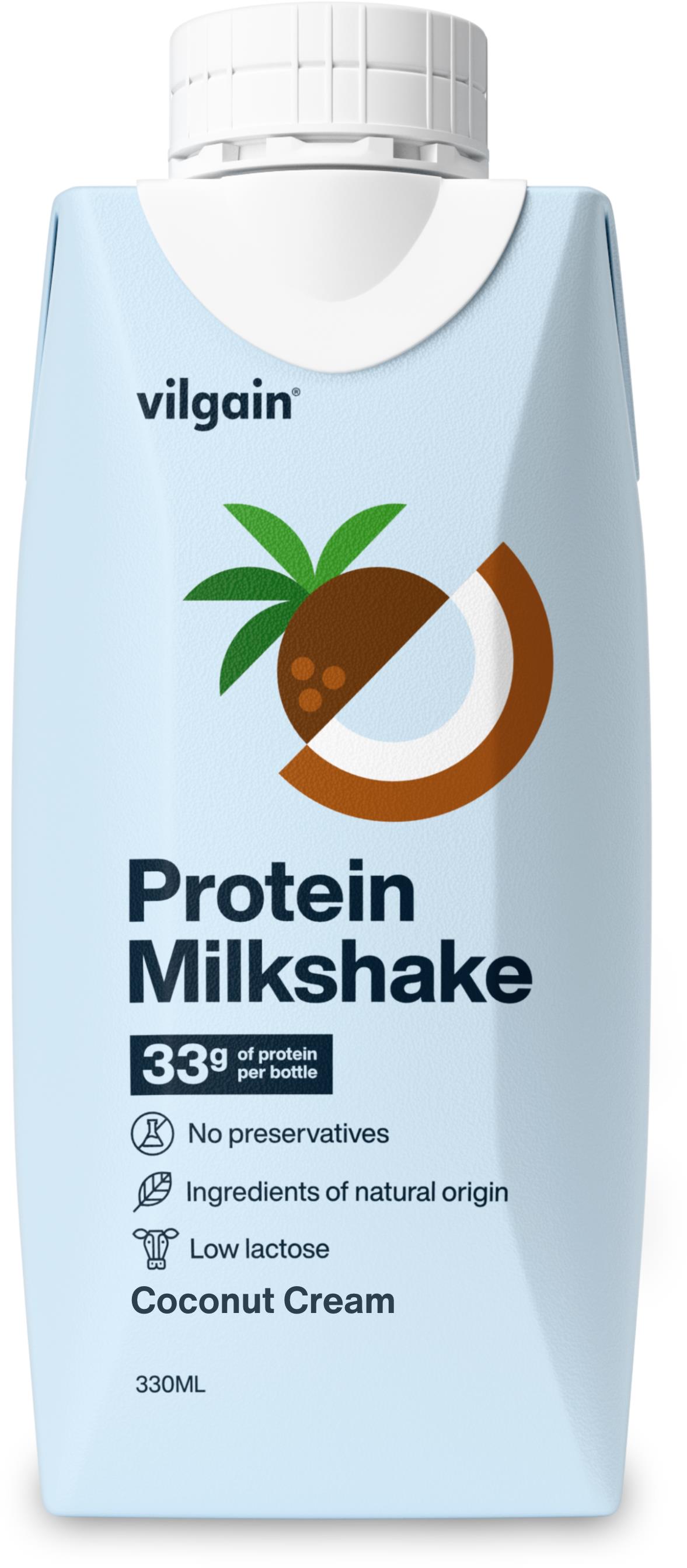 Vilgain Protein Milkshake 330 ml coconut cream