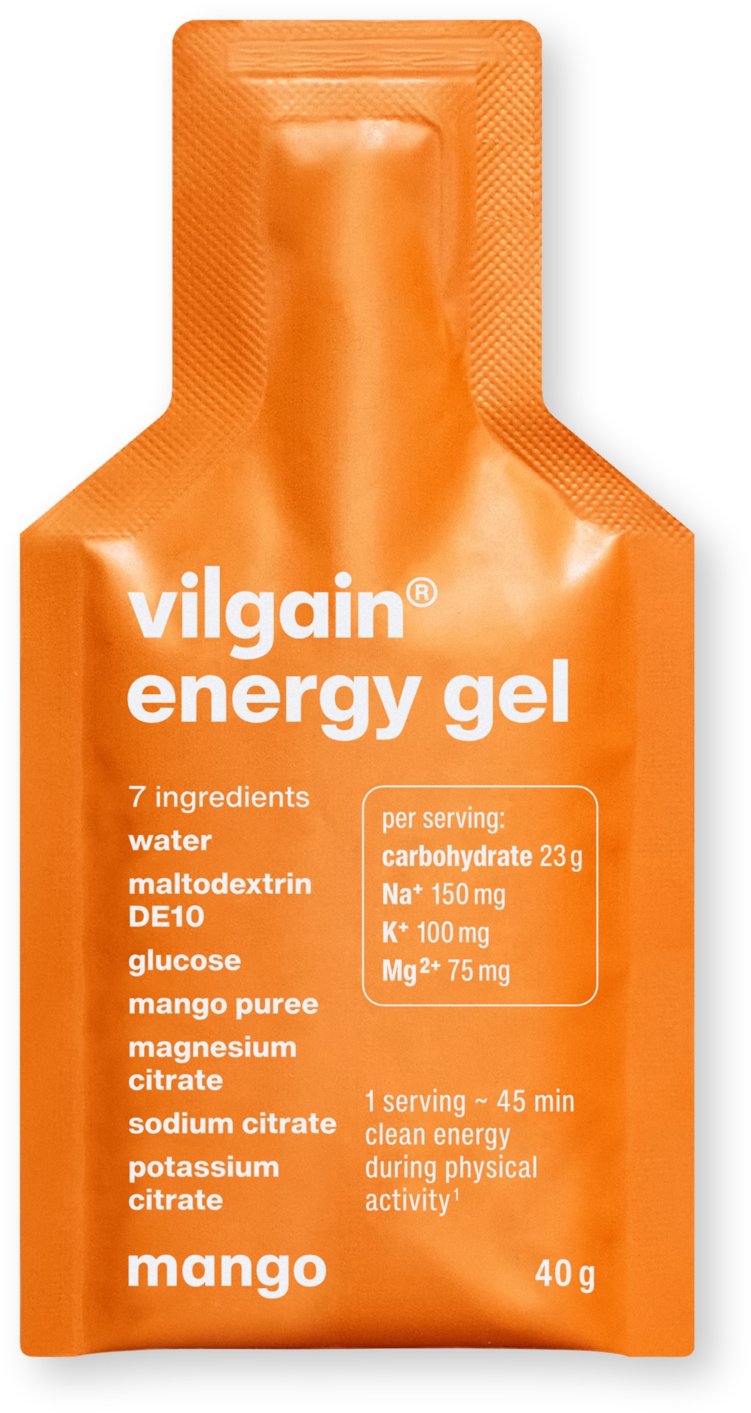 Vilgain Energy gél mango 40 g