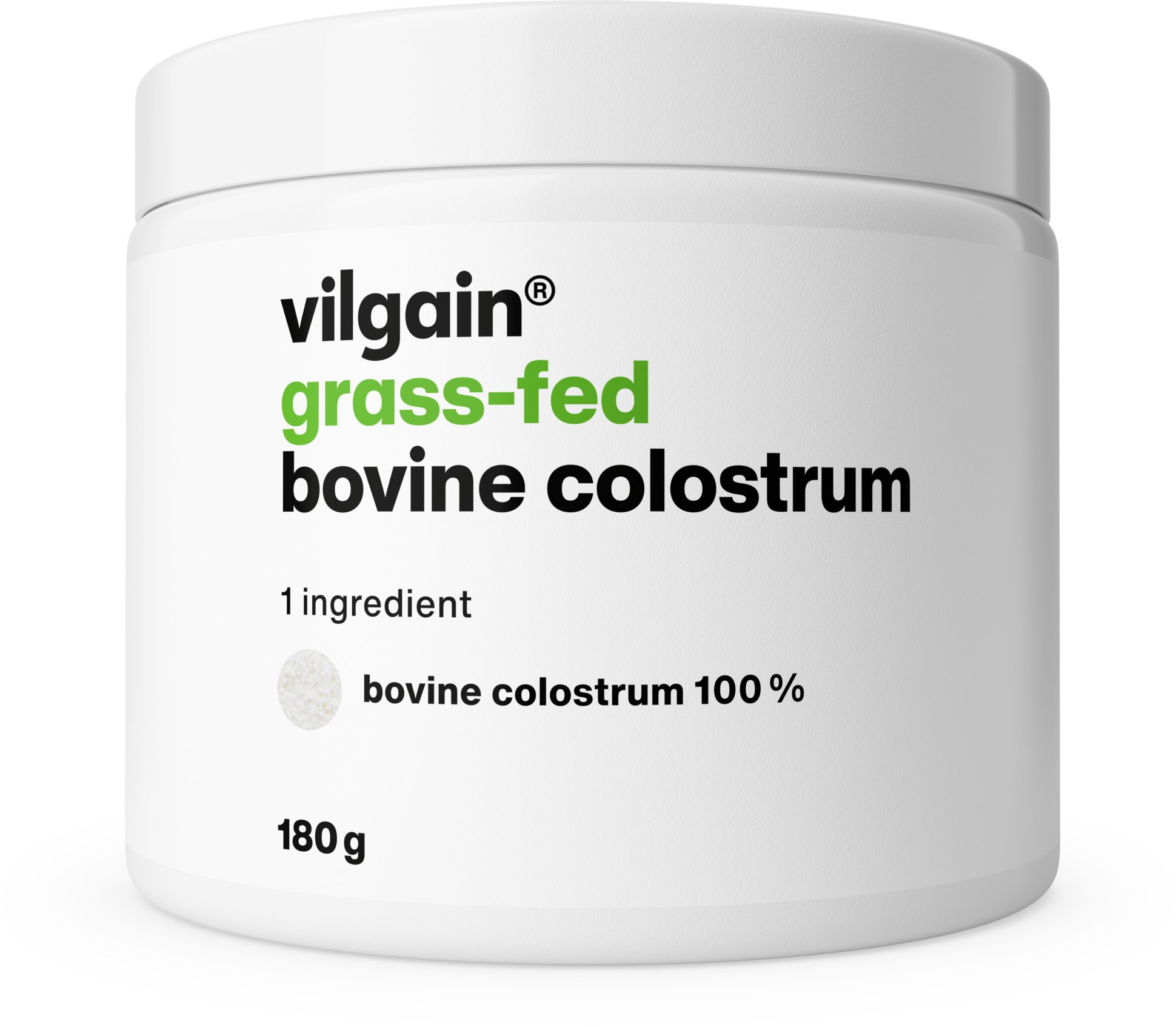Vilgain Grass-Fed Hovädzie kolostrum 180 g
