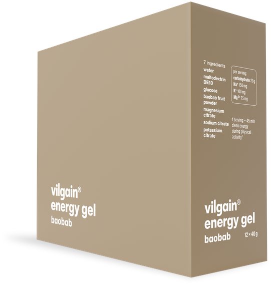 Vilgain Energy gél baobab 480 g (12× 40 g)