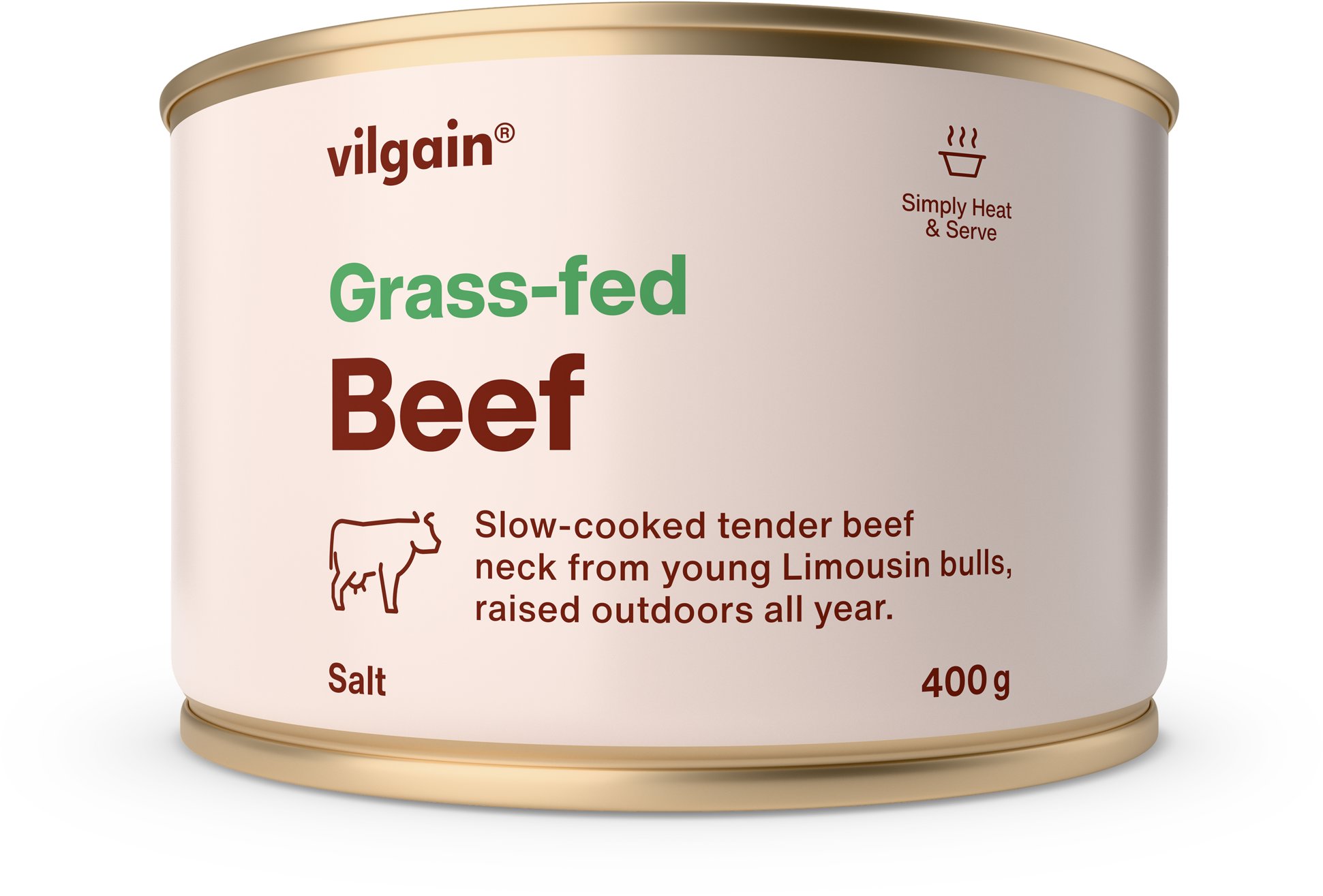 Vilgain Grass-Fed Beef 400 g