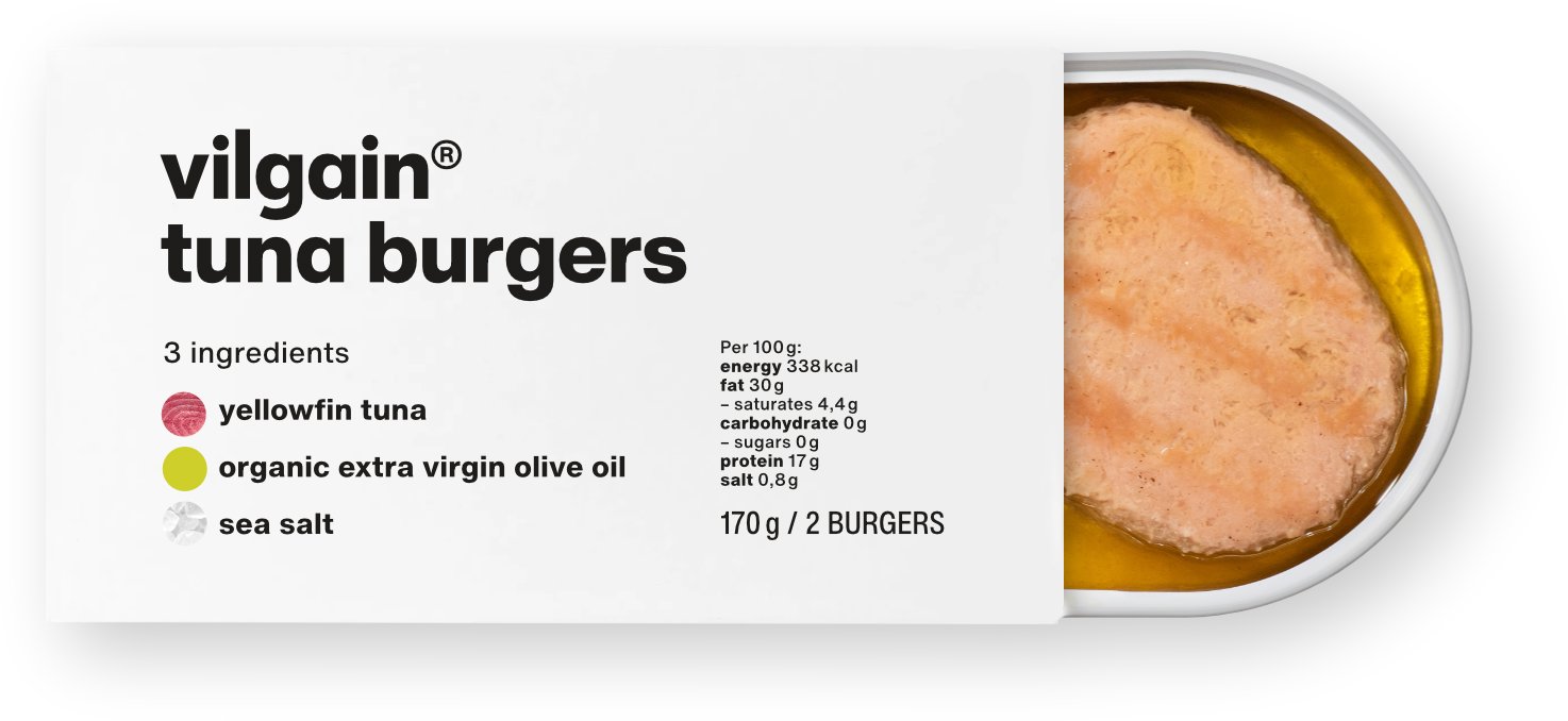 Vilgain Tuniakové burgre 170 g
