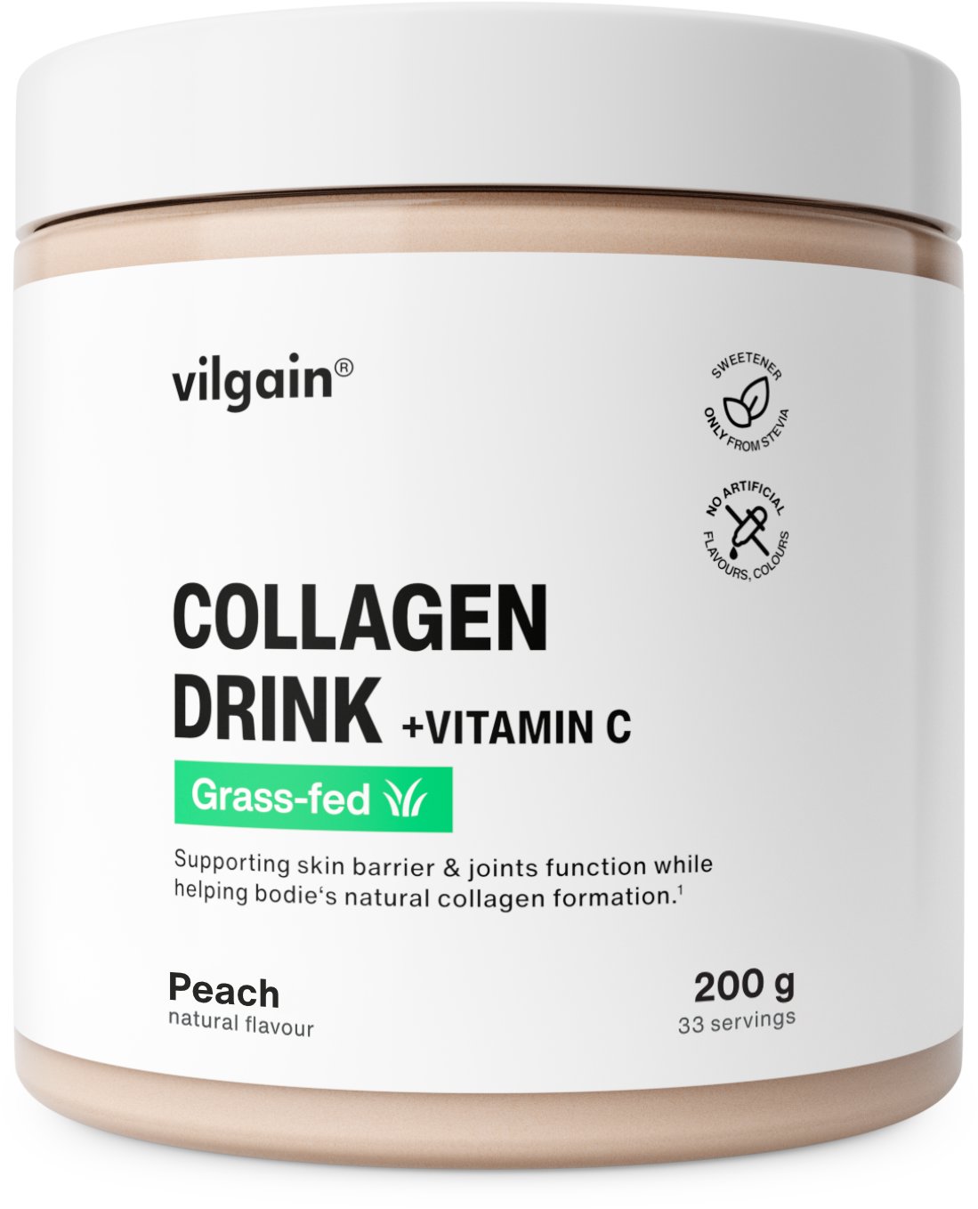 Vilgain Collagen Drink + Vitamín C broskyňa 200 g