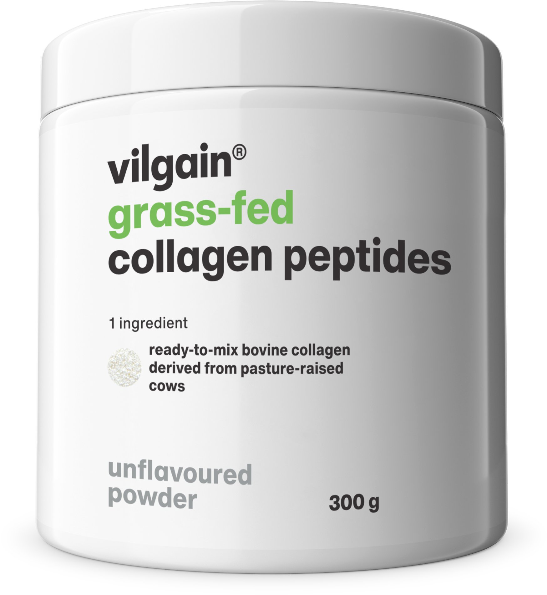 Vilgain Grass-Fed Kolagénne peptidy 300 g (dóza)