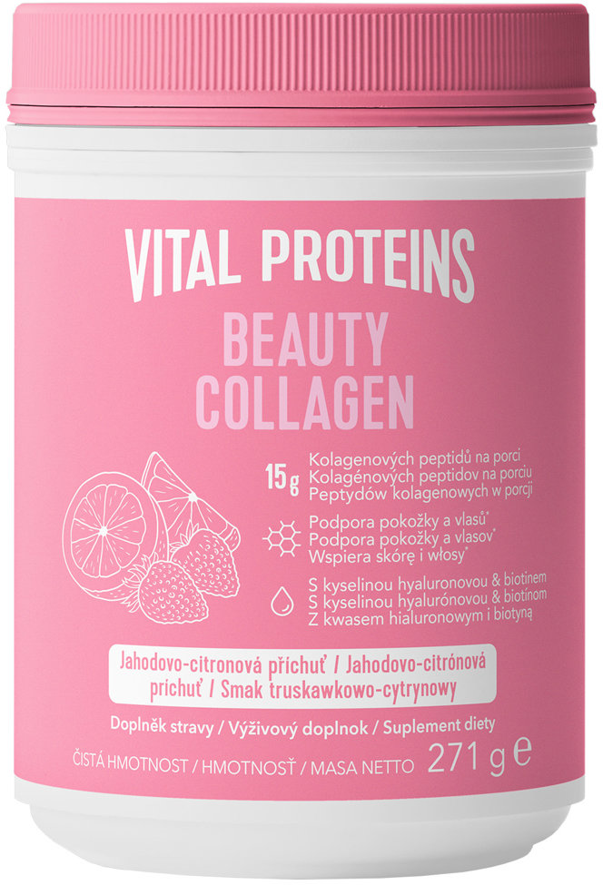 Vital Proteins Beauty Collagen jahoda-citrón 271 g