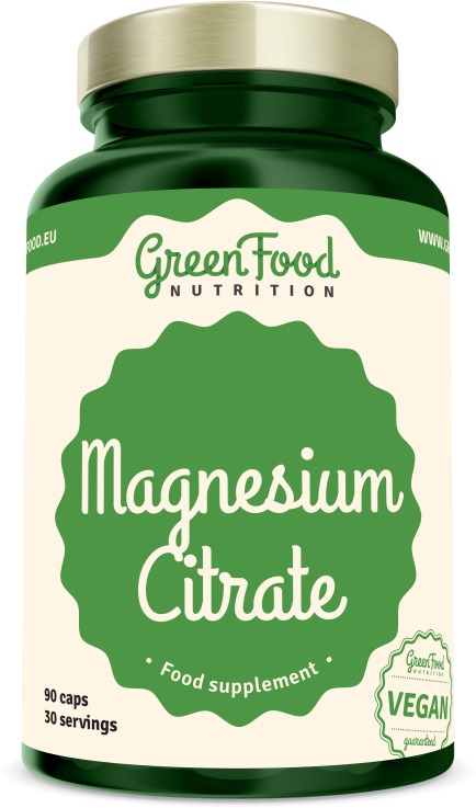 GreenFood Nutrition Magnesium Citrate 90 kapsúl