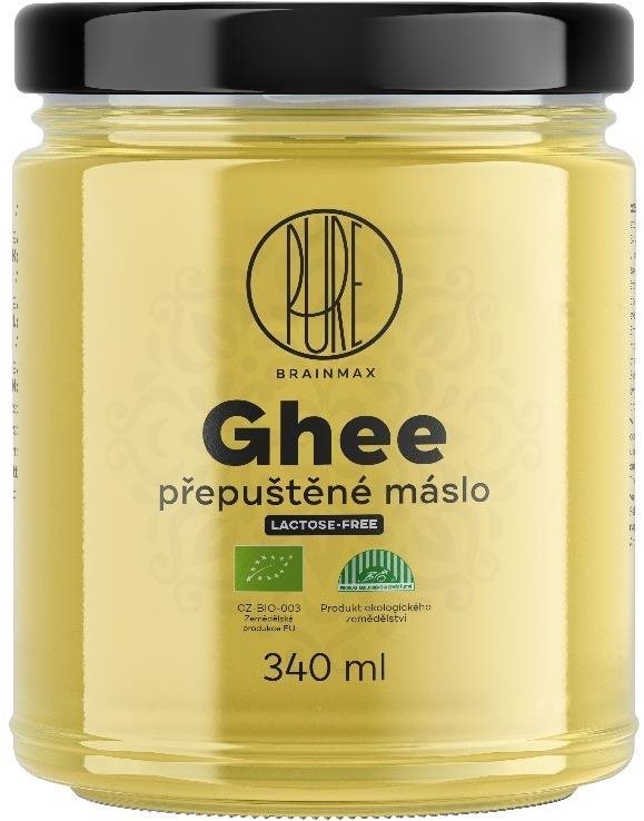 Ghee, prepustené maslo, bio, 340 ml