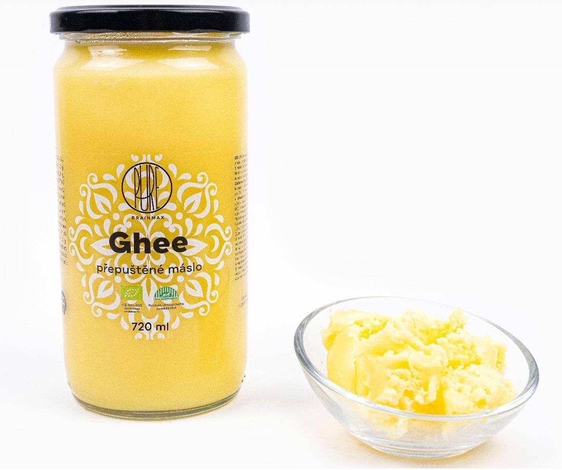Ghee, prepustené maslo, bio, 760 ml