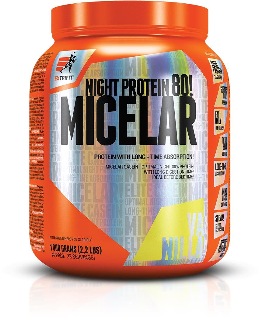 Extrifit Micelar Casein 1 000 g vanilla