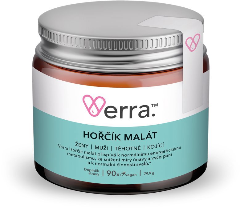 VERRA Horčík Malát 90 kapsúl