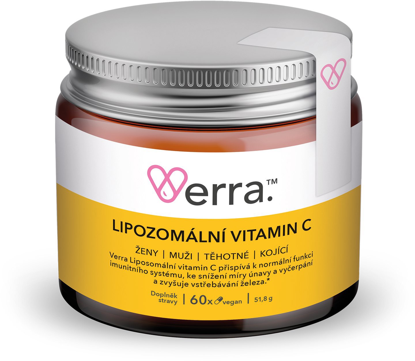 VERRA Liposomálna Vitamín C 60 kapsúl