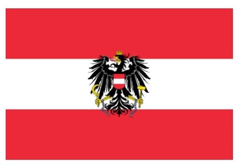 Funny Fashion Vlajka Rakúsko 150 × 90 cm