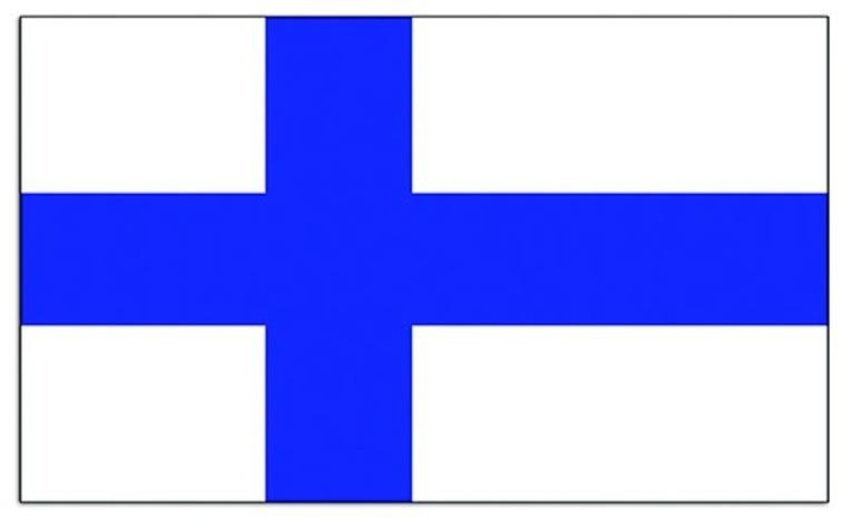 Funny Fashion Vlajka Fínsko 150 × 90 cm