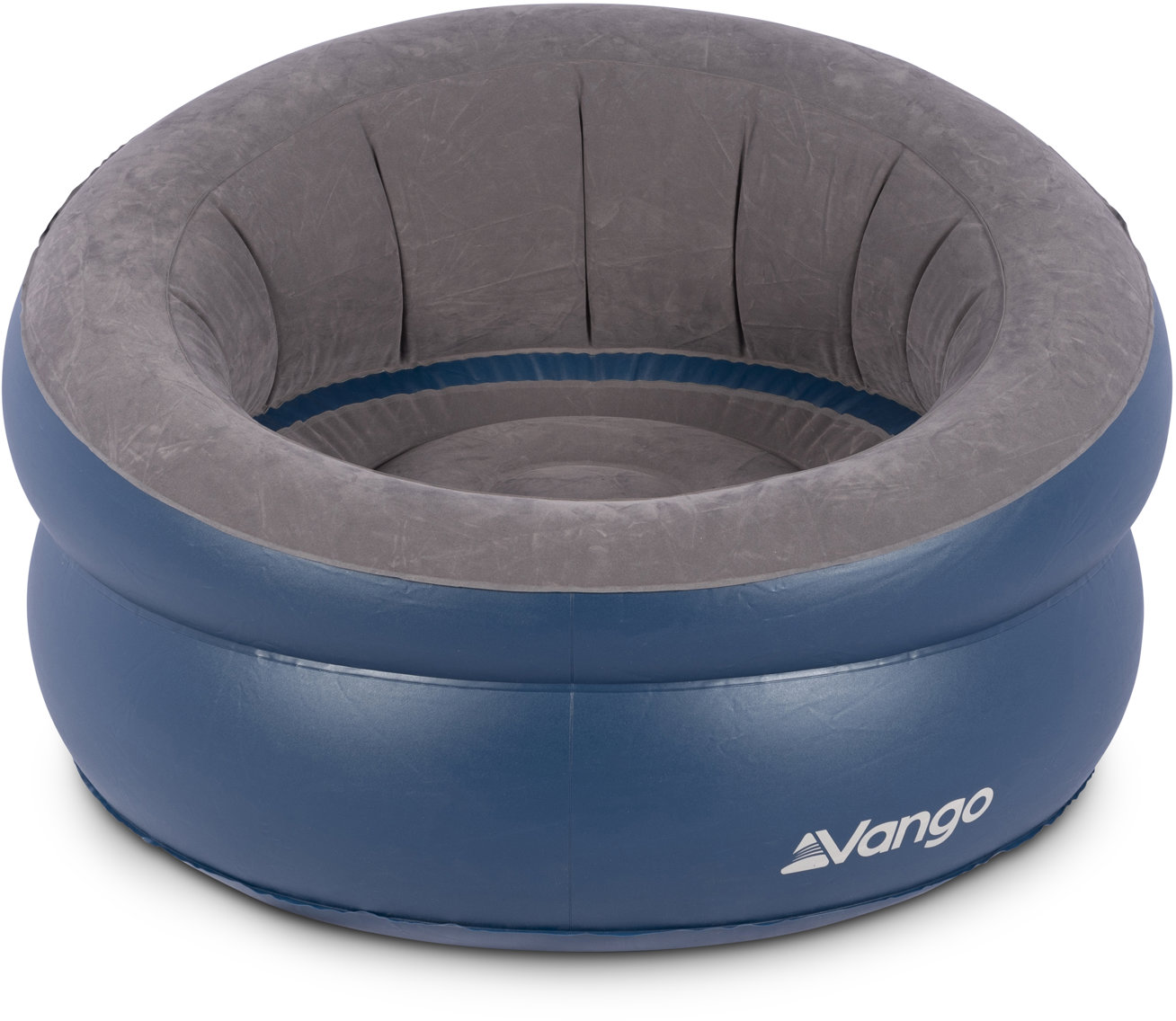 Vango Inflatable Donut Flocked Chair DLX Dark Blue