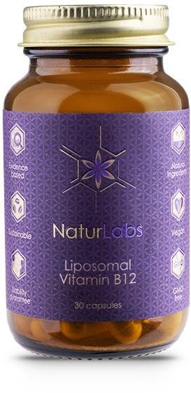 NaturLabs Lipozomálny vitamín B12, 30 kapsúl