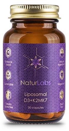 NaturLabs Lipozomálny vitamín D3 + K2, 30 kapsúl