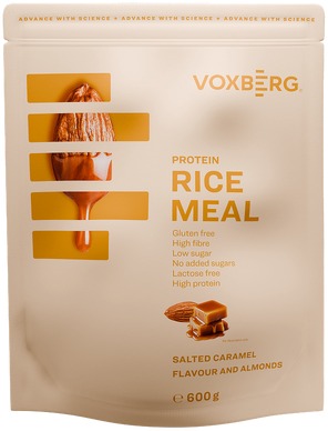 VOXBERG Proteín Rice Meal Slaný karamel mandle 600 g