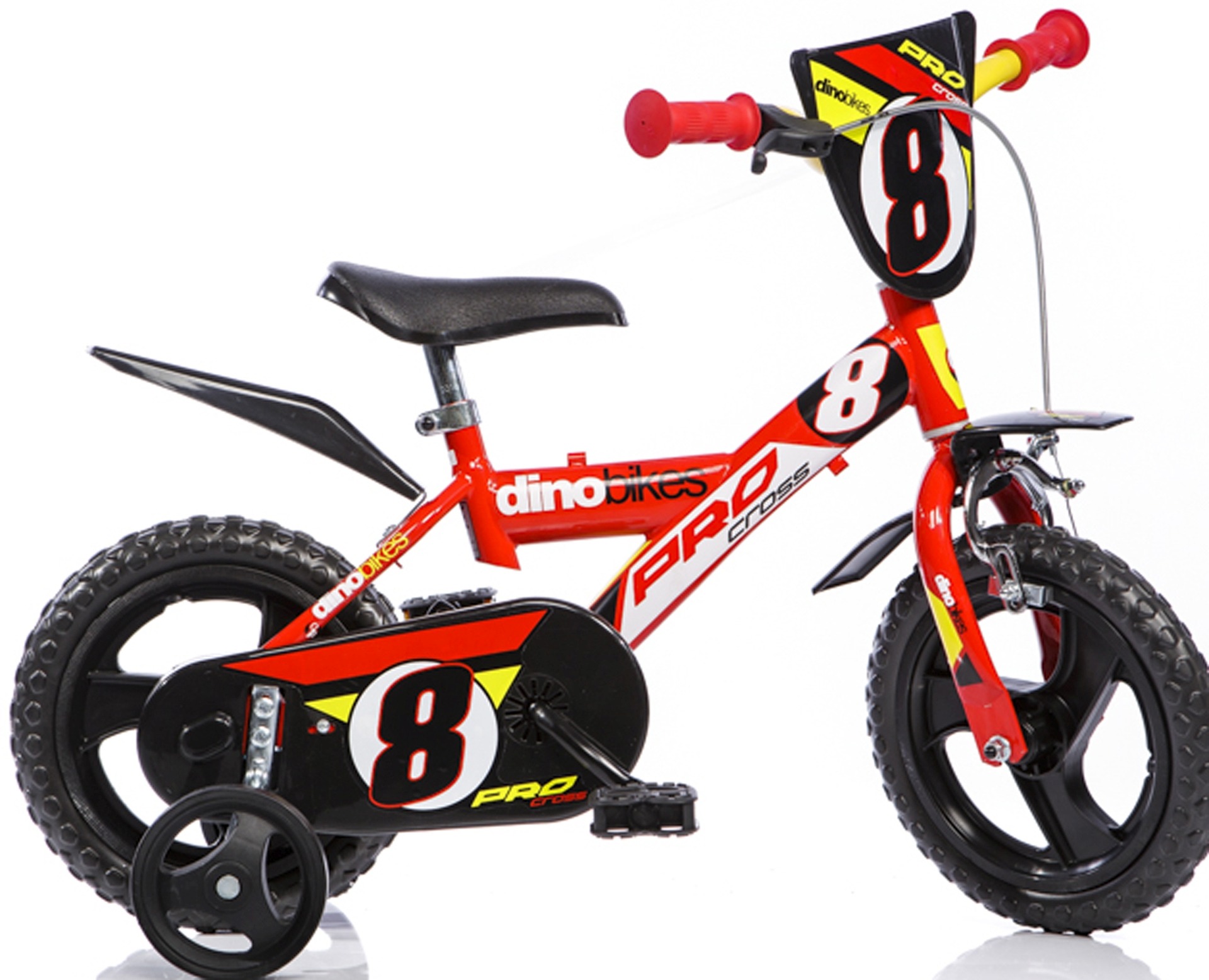 Dino Bikes červený 12"