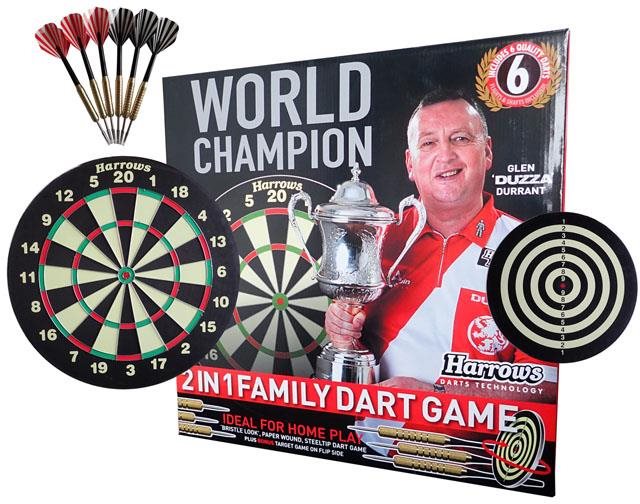 HARROWS T2 Family Dart Game - sada terč a 6 ks šípok